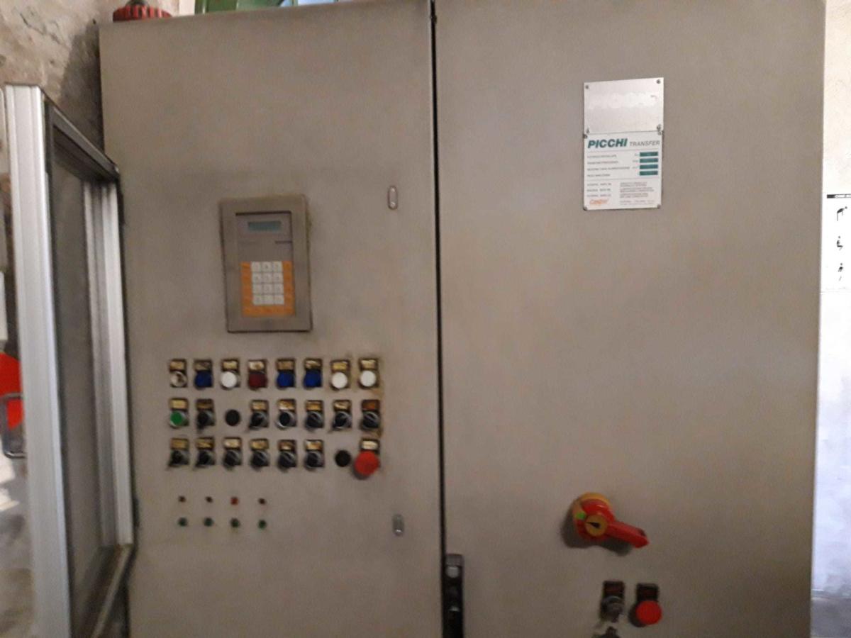 Macchina transfer Picchi tr 6 4 armadio elettrico