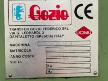 Transfer machine GOZIO GO 10-120/P-7  label